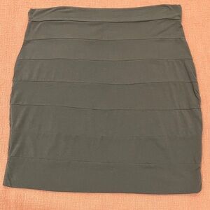 Bamboo fair trade Midi Skirt wm’s 1X gray